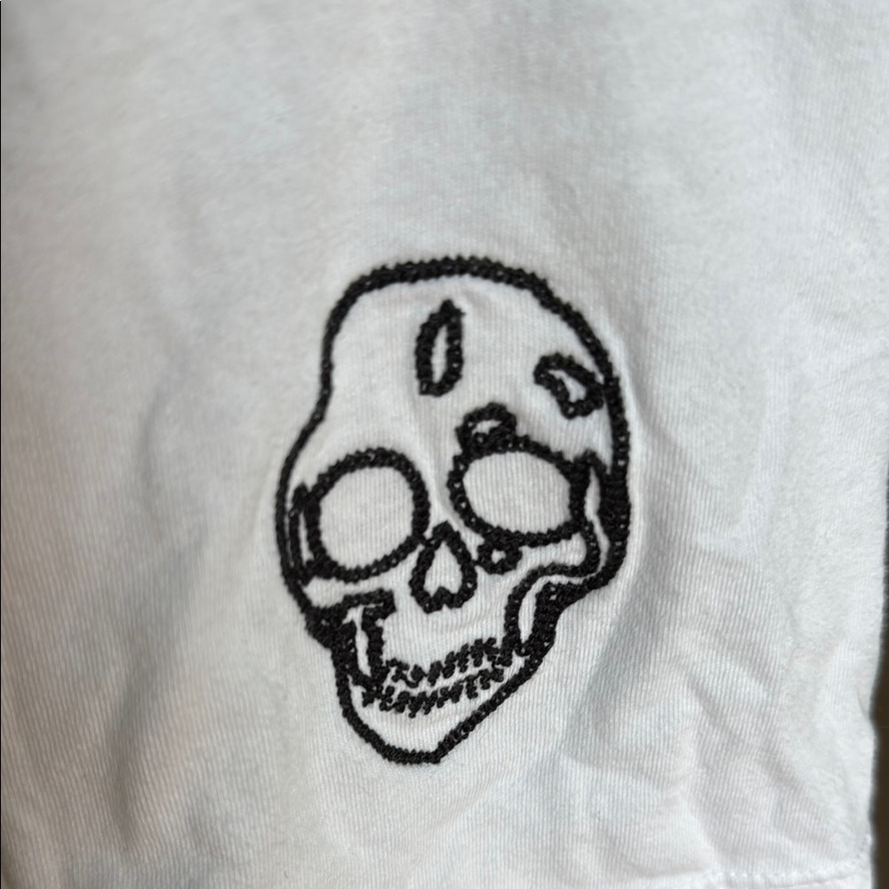 Monrow White Short Sleeve Tee - Picture 2 of 3